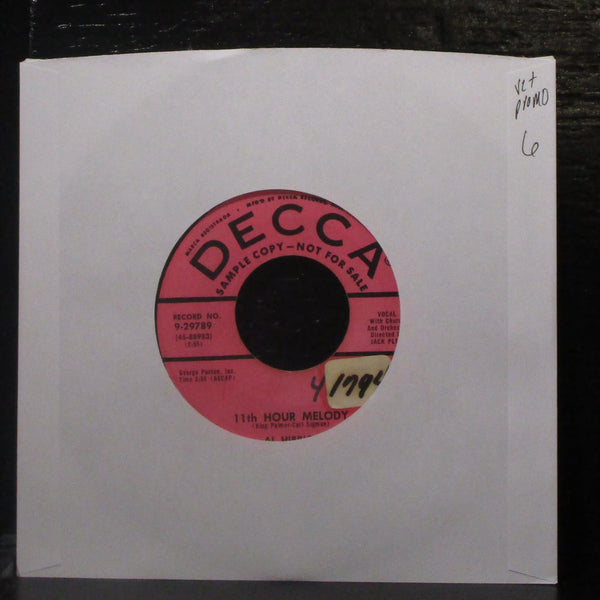 Al Hibbler - 11th Hour Melody / Let's Try Again 7" VG+ Promo Vinyl 45 Decca 1955 - Shuga Records