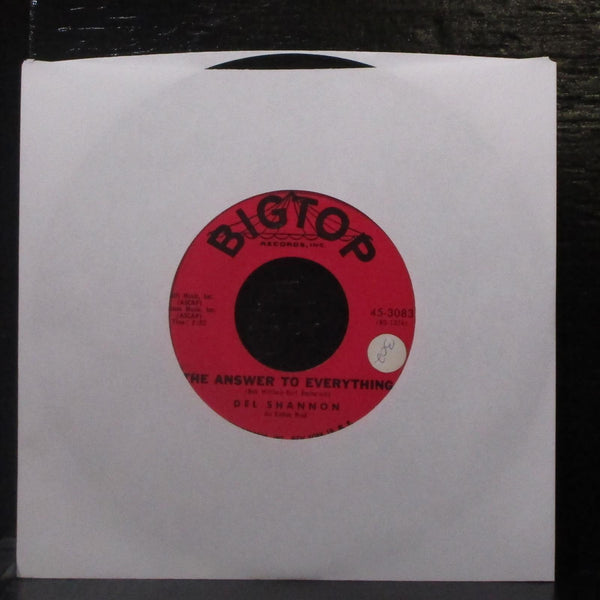 Del Shannon - So Long Baby / The Answer To Everything 7" VG+ Vinyl 45-3083 USA - Shuga Records
