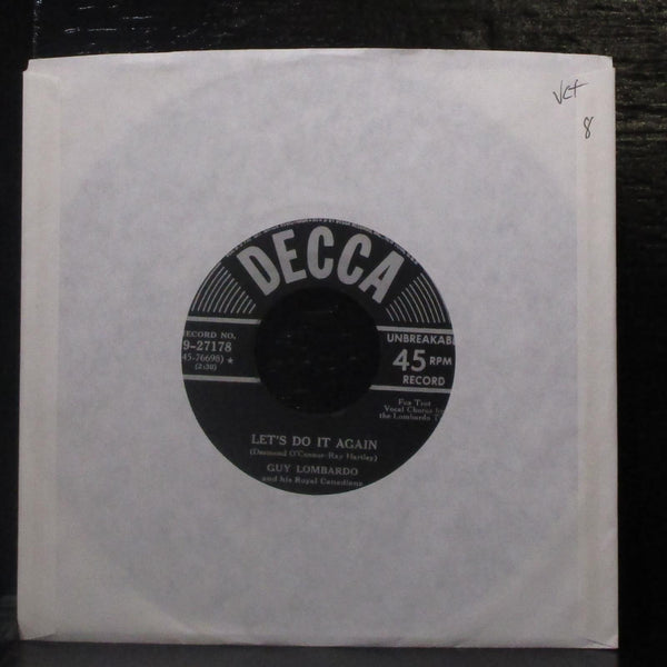 Guy Lombardo - Let's Do It Again / Nola 7" VG+ Vinyl 45 Decca 9-27178 USA 1950 - Shuga Records