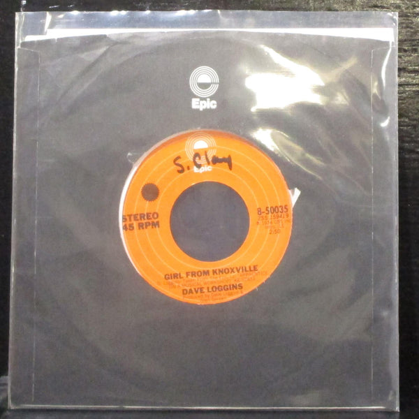 Dave Loggins - Someday / Girl From Knoxville 7" Mint- Vinyl 45 Epic 8-50035 USA - Shuga Records