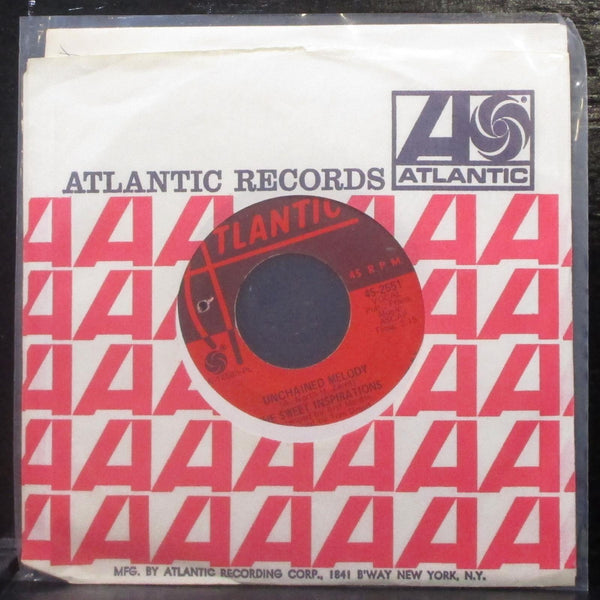 The Sweet Inspirations - Unchained Melody 7" VG+ Vinyl 45-2551 Atlantic USA 1968 - Shuga Records