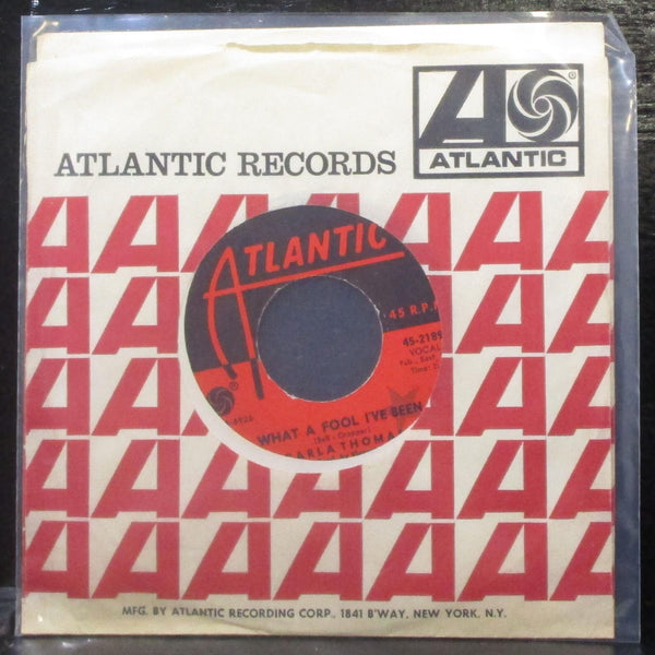 Carla Thomas - What A Fool I've Been / The Life I Live 7" VG+ Vinyl 45 Atlantic - Shuga Records