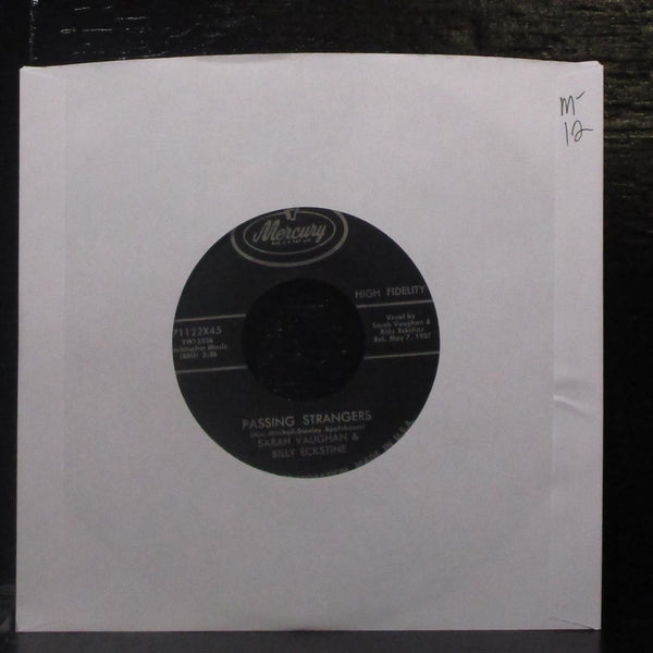 Sarah Vaughan & Billy Eckstine - Passing Strangers 7" Mint- Vinyl 45 Mercury USA - Shuga Records