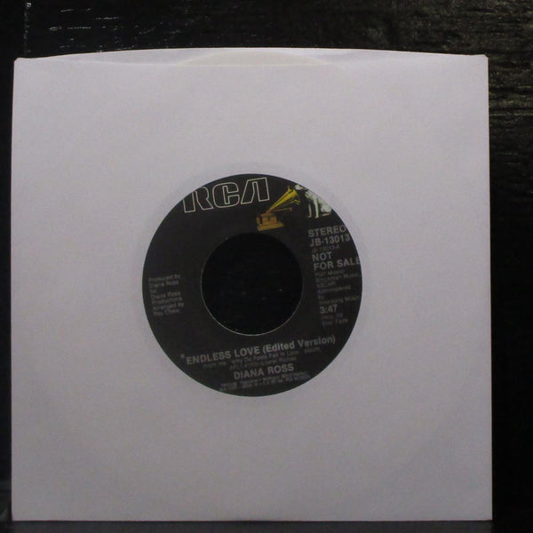 Diana Ross - Endless Love 7" VG+ JB-13013 Promo White Vinyl 45 RCA USA 1981 - Shuga Records