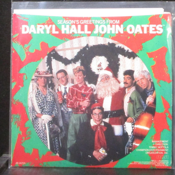 Hall & Oates - Jingle Bell Rock 7" Mint- Red Vinyl 45 RCA JB-14259 USA 1983 - Shuga Records