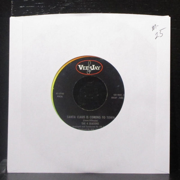 The 4 Seasons - Santa Claus Is Coming To Town 7" Mint- Vinyl 45 VJ #478 USA 1962 - Shuga Records