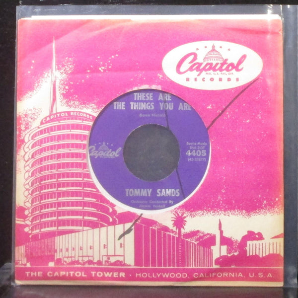 Tommy Sands - These Are The Things You Are 7" Mint- Vinyl 45 Capitol 4405 USA - Shuga Records