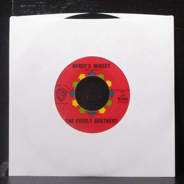The Everly Brothers - So It Always Will Be / Nancy's Minuet 7" VG+ Vinyl 45 5346 - Shuga Records
