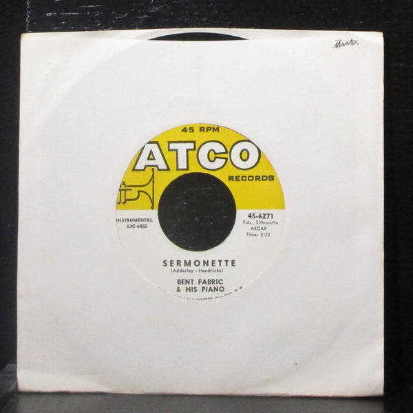 Bent Fabric - The Happy Puppy / Sermonette 7" Mint- Vinyl 45-6271 ATCO USA - Shuga Records