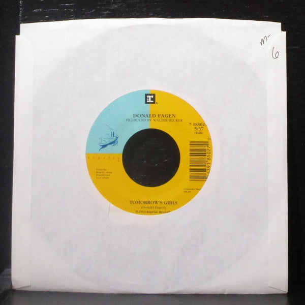 Donald Fagen - Tomorrow's Girls / Confide In Me 7" Mint- Vinyl 45 Reprise USA - Shuga Records