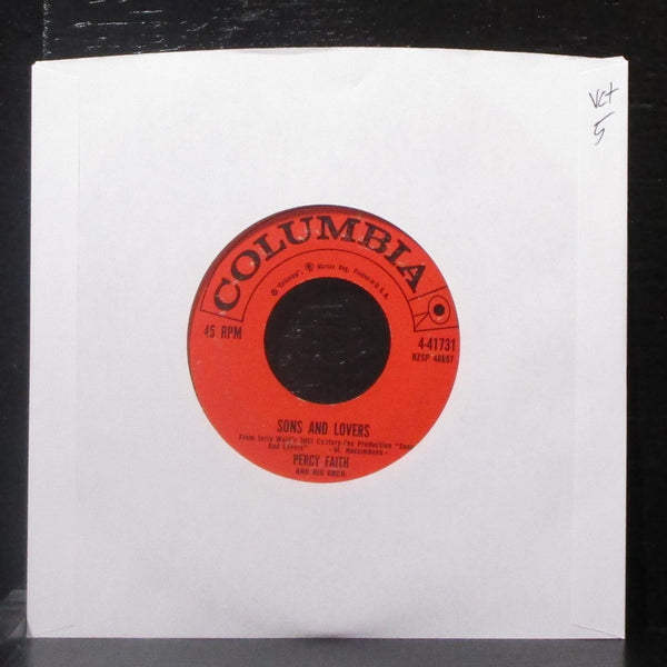 Percy Faith - Sons And Lovers / Hawaiian Lullaby 7" VG+ Vinyl 45 Columbia 1960 - Shuga Records
