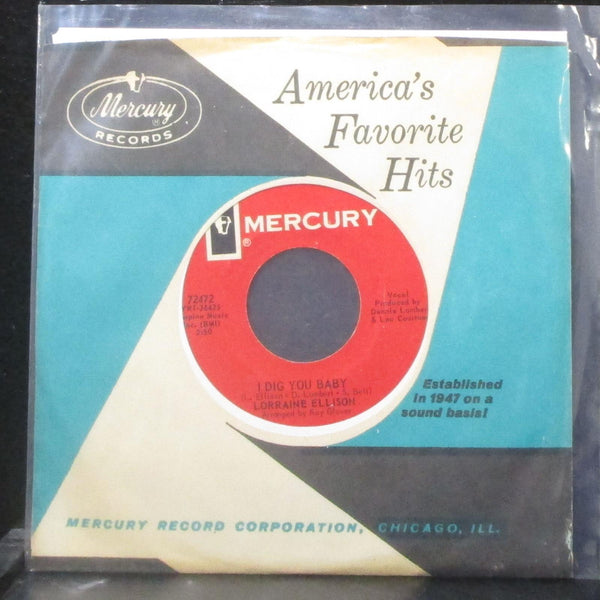 Lorraine Ellison - I Dig You Baby / Don't Let It Go To Your Head 7" VG+ Vinyl 45 - Shuga Records