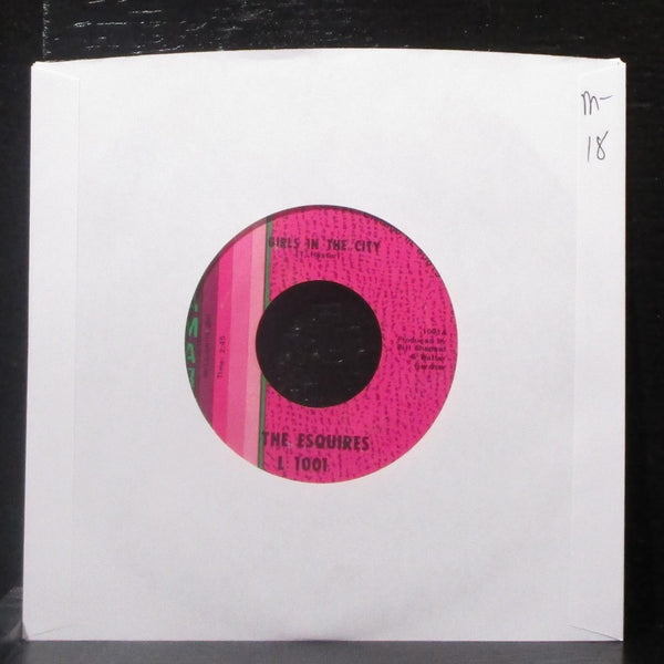 Esquires - Girls In The City / Ain't Gonna Give It Up 7" Mint- Vinyl 45 Lamarr - Shuga Records