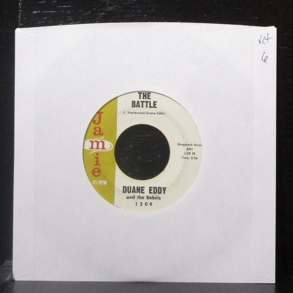 Duane Eddy & The Rebels - The Battle / Trambone 7" VG+ Vinyl 45 Jamie 1209 USA - Shuga Records