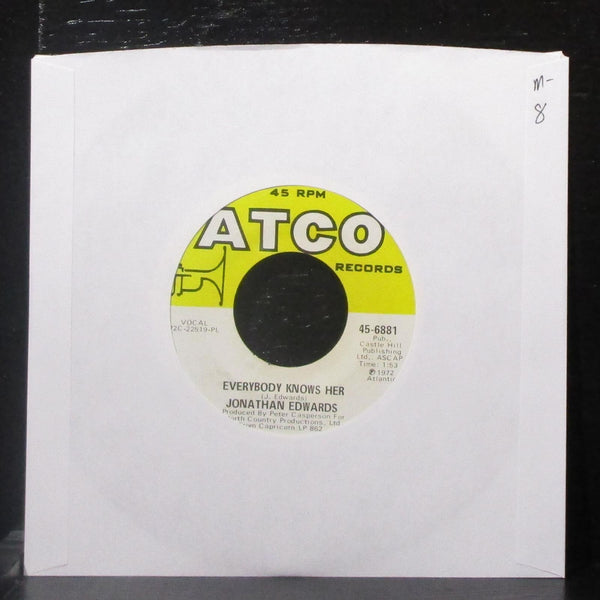 Jonathan Edwards - Train Of Glory / Everybody Knows Her 7" Mint- Vinyl 45 ATCO - Shuga Records