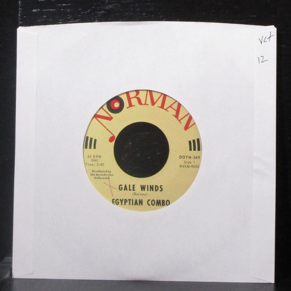 Egyptian Combo - Gale Winds / Rockin' Little Egypt 7" VG+ Vinyl 45 Norman 1964 - Shuga Records
