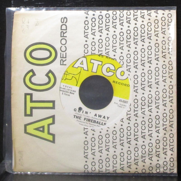 The Fireballs - Groovy Motions / Goin' Away 7" VG+ Vinyl 45-6569 ATCO USA 1968 - Shuga Records