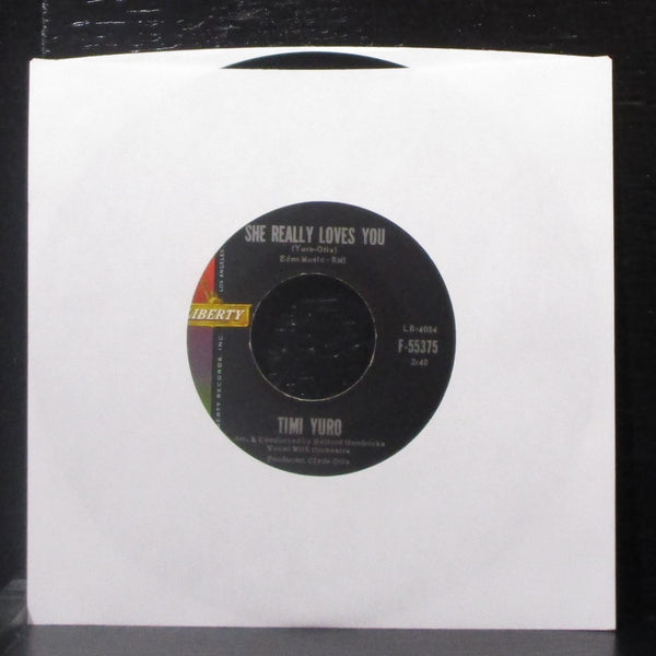 Timi Yuro - Smile / She Really Loves You 7" Mint- Vinyl 45 Liberty F-55375 USA - Shuga Records