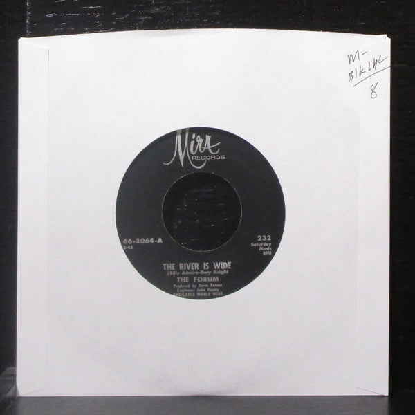 The Forum - The River Is Wide / I Fall In Love 7" Mint- Vinyl 45 Mira 232 black - Shuga Records