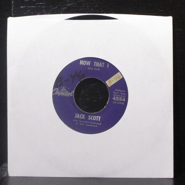 Jack Scott - A Little Feeling / Now That I 7" VG Vinyl 45 Capitol 4554 USA 1961 - Shuga Records
