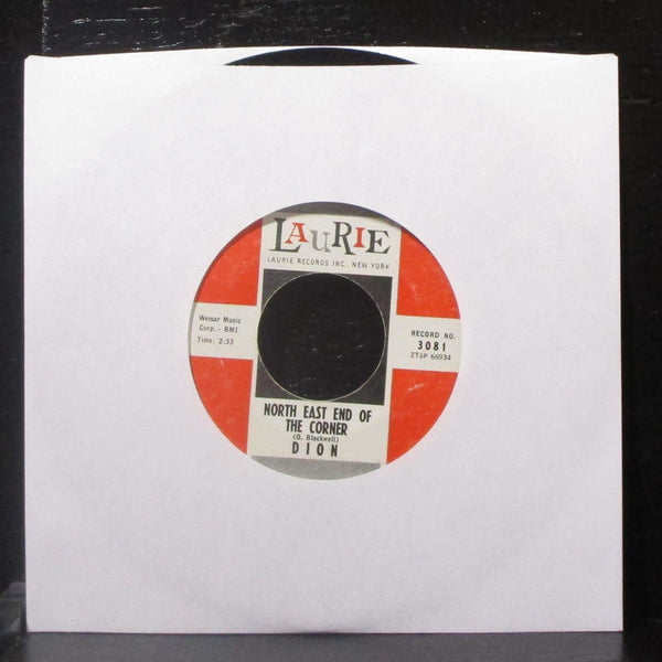 Dion - Havin' Fun / Northeast End Of The Corner 7" VG Vinyl 45 Laurie 3081 USA - Shuga Records