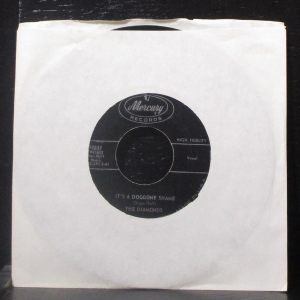 The Diamonds - One Summer Night / It's A Doggone Shame 7" VG+ Vinyl 45 Mercury - Shuga Records