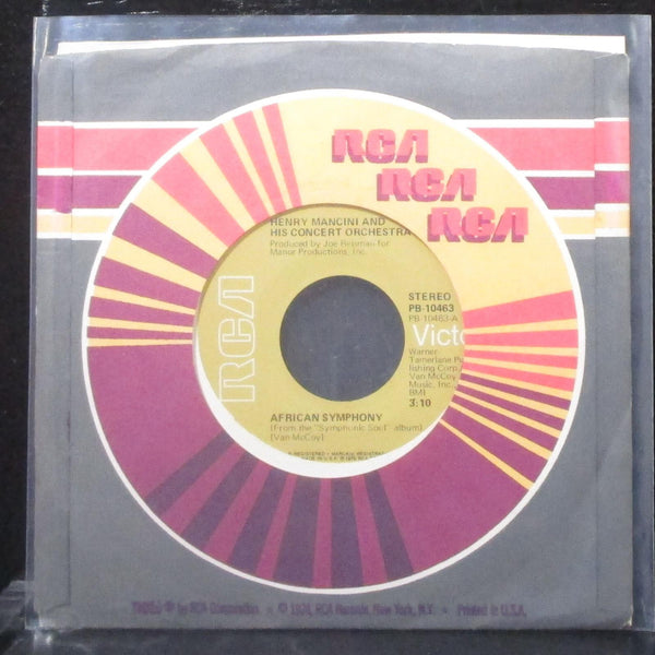 Henry Mancini - African Symphony / Satin Soul 7" Mint- Vinyl 45 RCA PB-10463 USA - Shuga Records