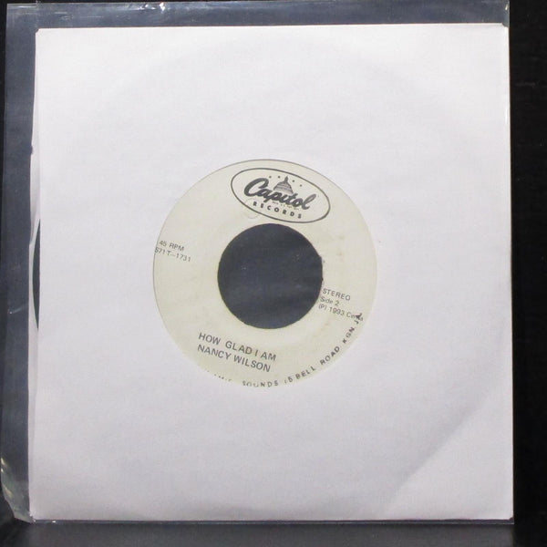 Nancy Wilson - Face It Girl, It's Over 7" VG+ Vinyl 45 Capitol Jamaica 1993 - Shuga Records