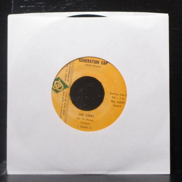 The Turks - You Turn Me On / Generation Gap 7" Mint- Vinyl 45 DJO J-0111 USA - Shuga Records