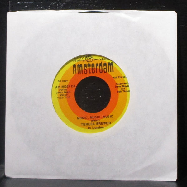 Teresa Brewer - Music, Music, Music 7" Mint- Promo Vinyl 45 Amsterdam USA 1973 - Shuga Records