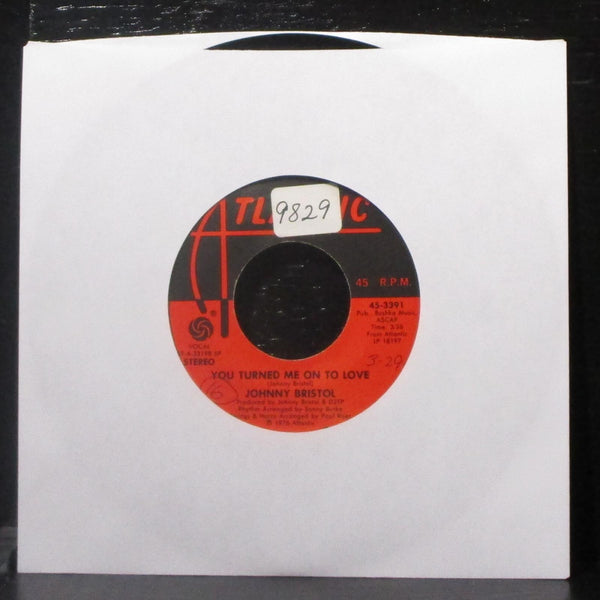 Johnny Bristol - I Sho Like Groovin' With Ya 7" VG+ Vinyl 45-3391 Atlantic USA - Shuga Records