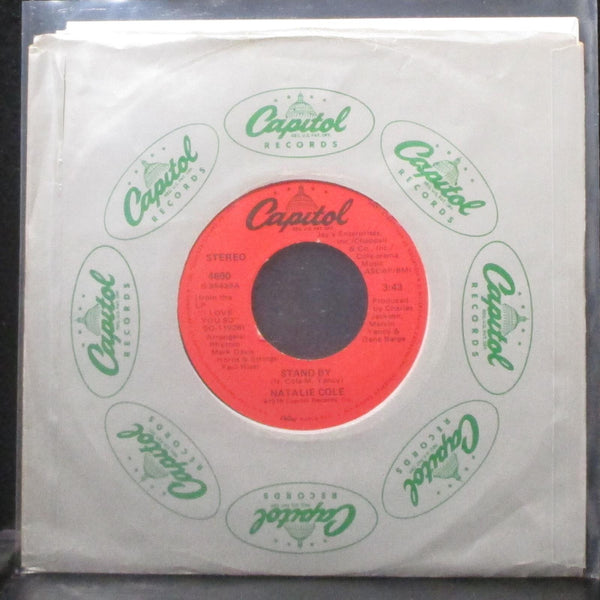 Natalie Cole - Stand By / Who Will Carry On 7" Mint- Vinyl 45 Capitol 4690 USA - Shuga Records