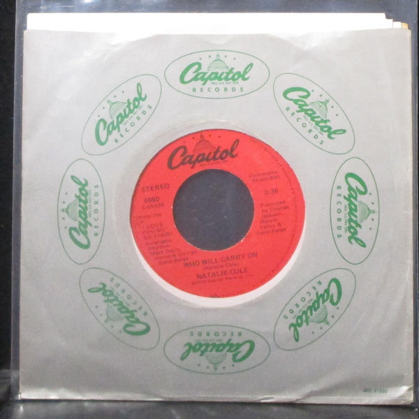 Natalie Cole - Stand By / Who Will Carry On 7" Mint- Vinyl 45 Capitol 4690 USA - Shuga Records