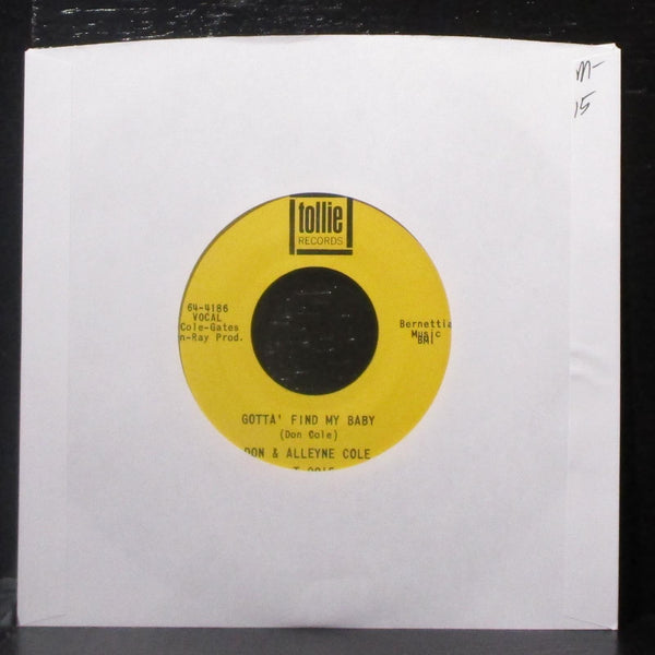 Don & Alleyne Cole - Something's Got A Hold Of Me 7" Mint- Vinyl 45 Tollie 9015 - Shuga Records