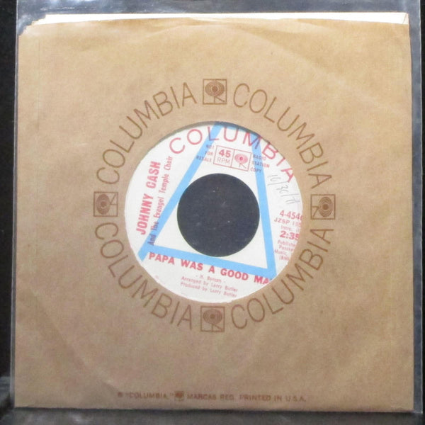 Johnny Cash - Papa Was A Good Man / I Promise You 7" Mint- Promo Vinyl 45 - Shuga Records