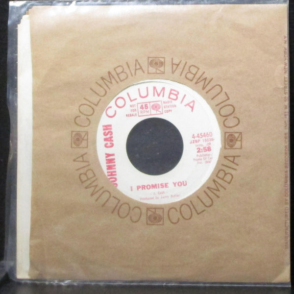 Johnny Cash - Papa Was A Good Man / I Promise You 7" Mint- Promo Vinyl 45 - Shuga Records