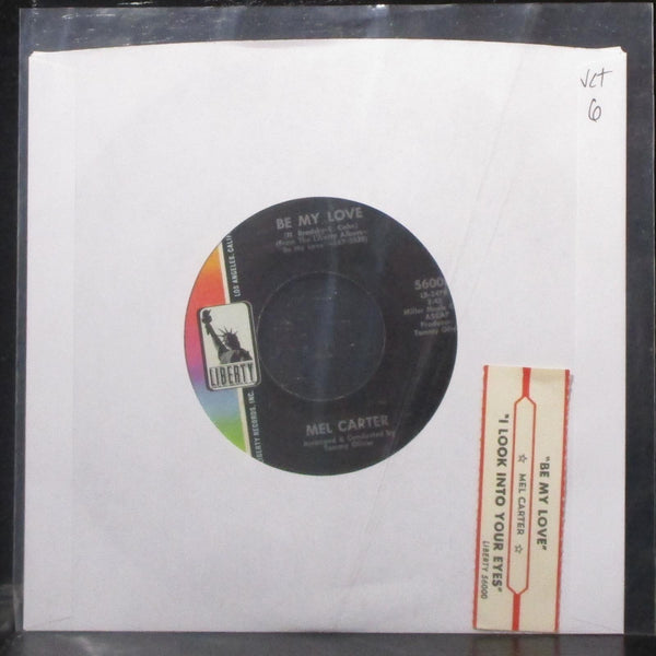 Mel Carter - Be My Love / Look Into My Love 7" VG+ Vinyl 45 Liberty 56000 USA - Shuga Records