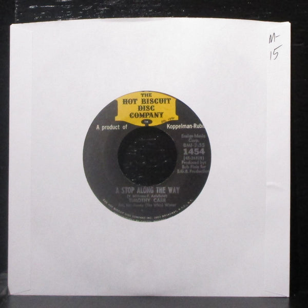 Timothy Carr - A Stop Along The Way 7" Mint- Vinyl 45 Hot Biscuit 1454 USA 1968 - Shuga Records