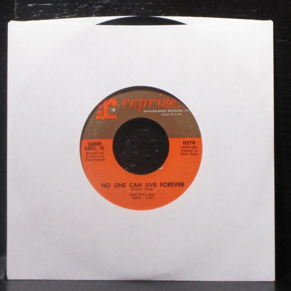Sammy Davis Jr. - Unforgettable / No One Can Live Forever 7" VG+ Vinyl 45 0370 - Shuga Records