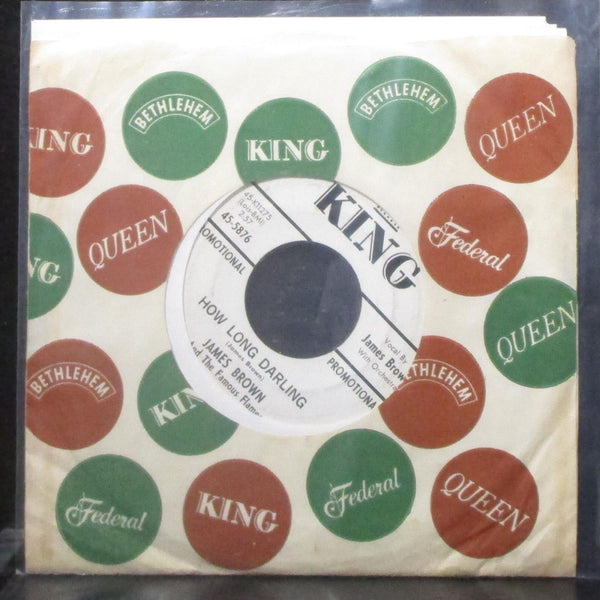 James Brown - Again / How Long Darling 7" VG+ Promo Vinyl 45 King 45-5876 USA - Shuga Records