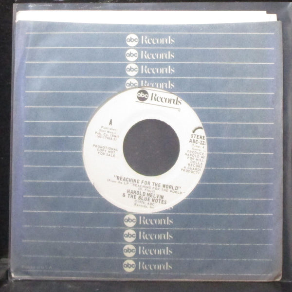 Harold Melvin & The Blue Notes - Reaching For The World 7" Mint- Promo Vinyl 45 - Shuga Records