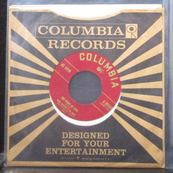 Paul Weston - And So To Sleep Again / The Glory Of Love 7" VG+ Vinyl 45 Columbia - Shuga Records