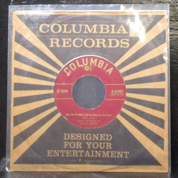 Tony Bennett - One For My Baby / No Hard Feelings 7" VG+ Vinyl 45 Columbia 1957 - Shuga Records