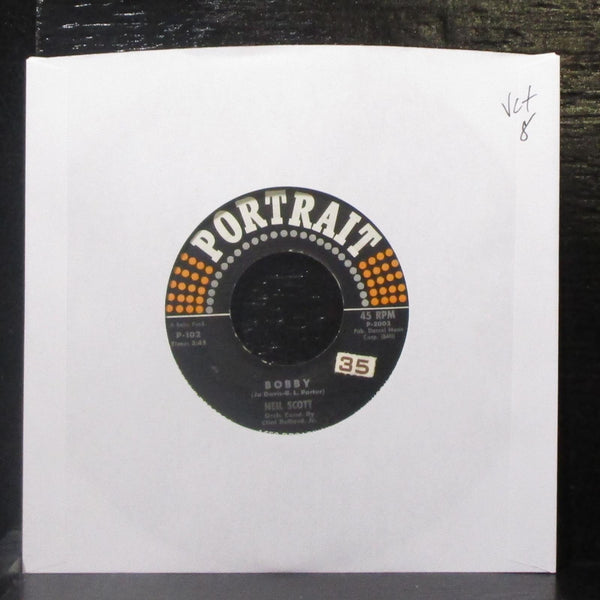 Neil Scott - Bobby / I Haven't Found It With Another 7" VG+ Vinyl 45 Portrait - Shuga Records