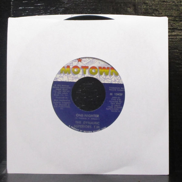 Dynamic Superiors T.M. - Leave It Alone / One-Nighter 7" Mint- Vinyl 45 Motown - Shuga Records