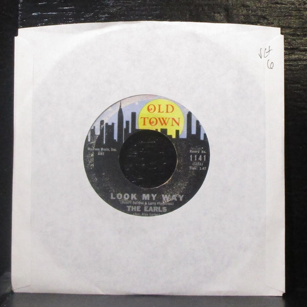 The Earls - Eyes / Look My Way 7" VG+ Vinyl 45 Old Town 1141 USA 1963 - Shuga Records
