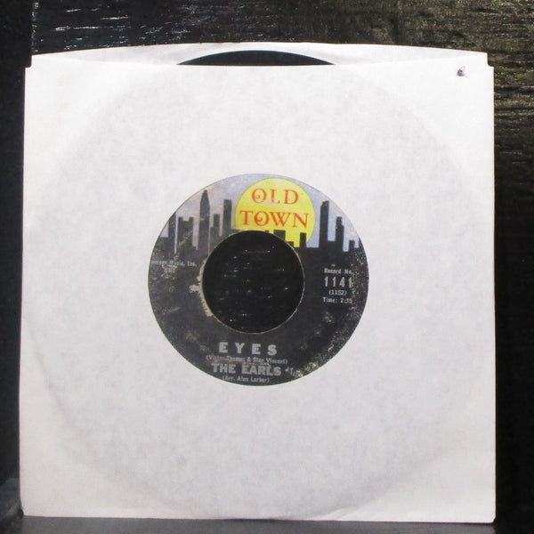 The Earls - Eyes / Look My Way 7" VG+ Vinyl 45 Old Town 1141 USA 1963 - Shuga Records