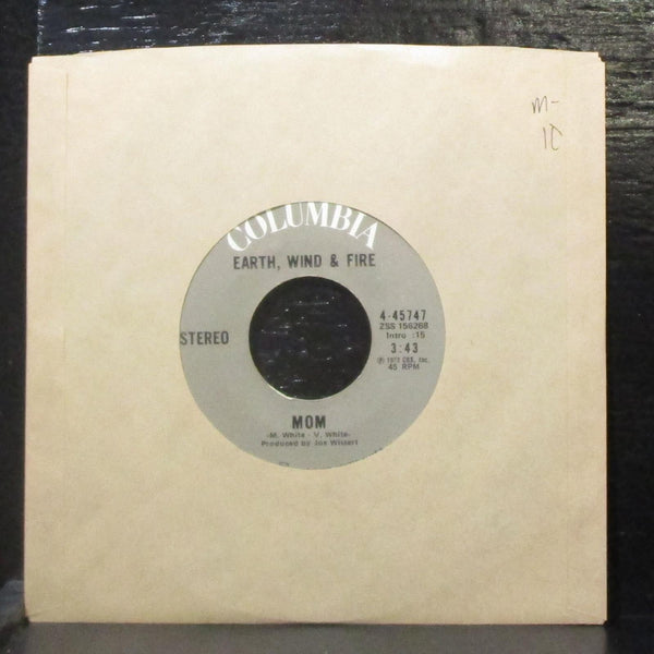 Earth, Wind & Fire - Mom / Power 7" Mint- Vinyl 45 Columbia 4-45747 USA 1972 - Shuga Records