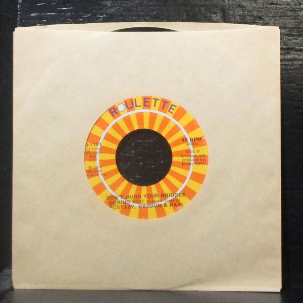 Ecstasy, Passion & Pain - I Wouldnt Give You Up 7" VG Vinyl 45 Roulette R-7151 - Shuga Records