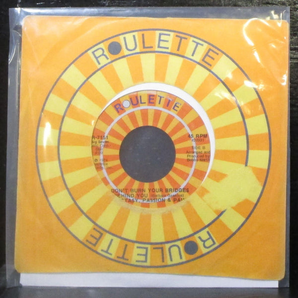 Ecstasy, Passion & Pain - I Wouldnt Give You Up 7" Mint- Vinyl 45 Roulette 1974 - Shuga Records